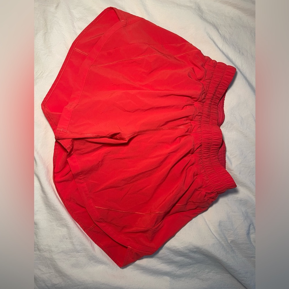Hot pink lululemon shorts